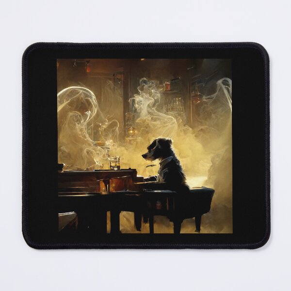 Item preview, Dog at a Bar designed and sold by GrannysGarage.