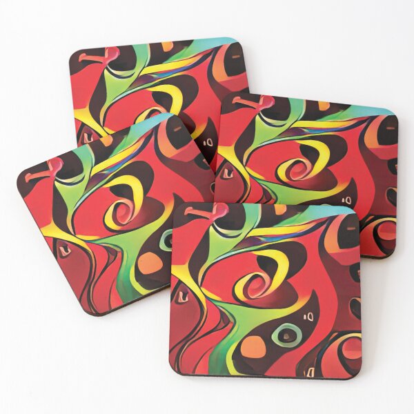 Item preview, Vibrant Life Abstract Digital Paintings designed and sold by ThinkFun! Design.