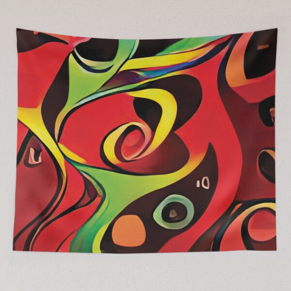 Item preview, Vibrant Life Abstract Digital Paintings designed and sold by ThinkFun! Design.