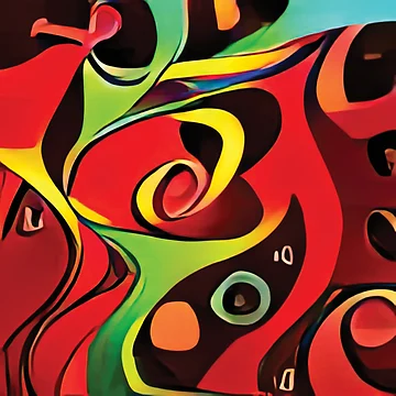 Vorschaubild zum Design Vibrant Life Abstract Digital Paintings von ThinkFun! Design