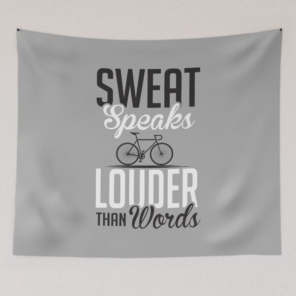 Item preview, Bike - Sweat speaks louder than words designed and sold by nektarinchen.