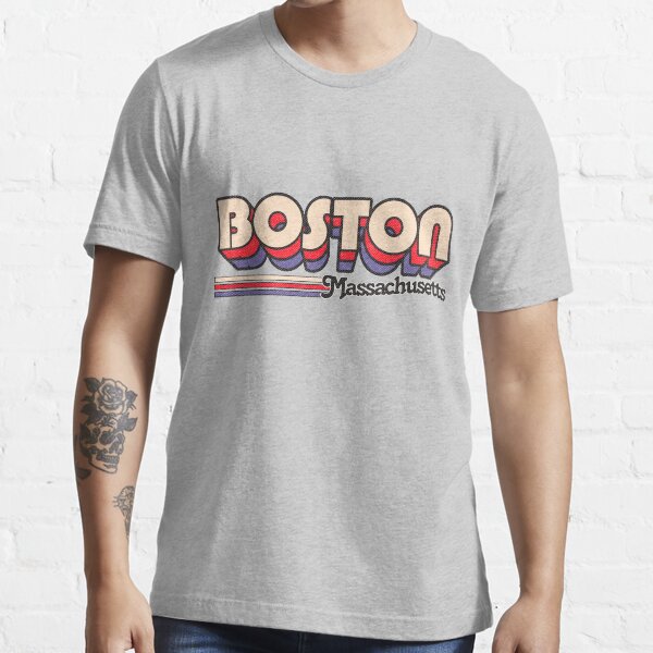 Boston, MA | City Stripes Essential T-Shirt