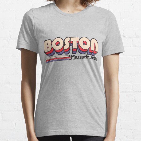 Boston, MA | City Stripes Essential T-Shirt