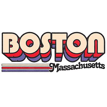 Artwork thumbnail, Boston, MA | City Stripes by retroready