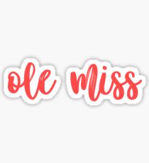 ole miss Sticker