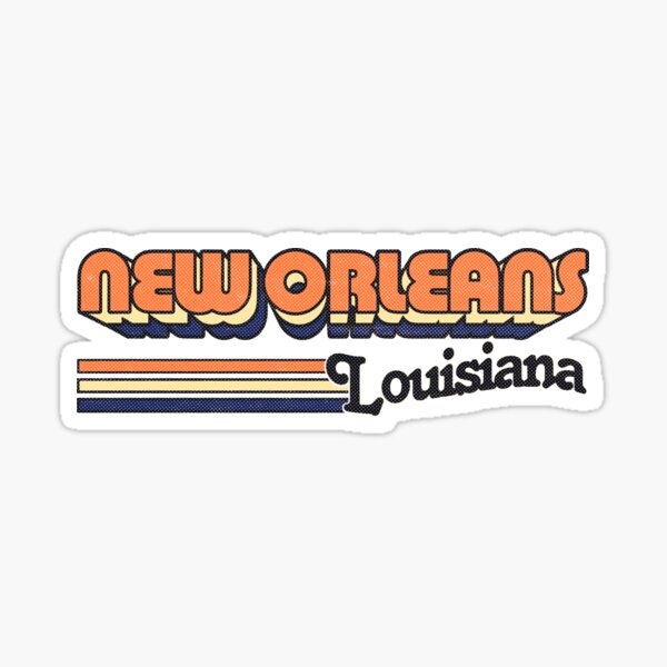New Orleans, LA | City Stripes Sticker