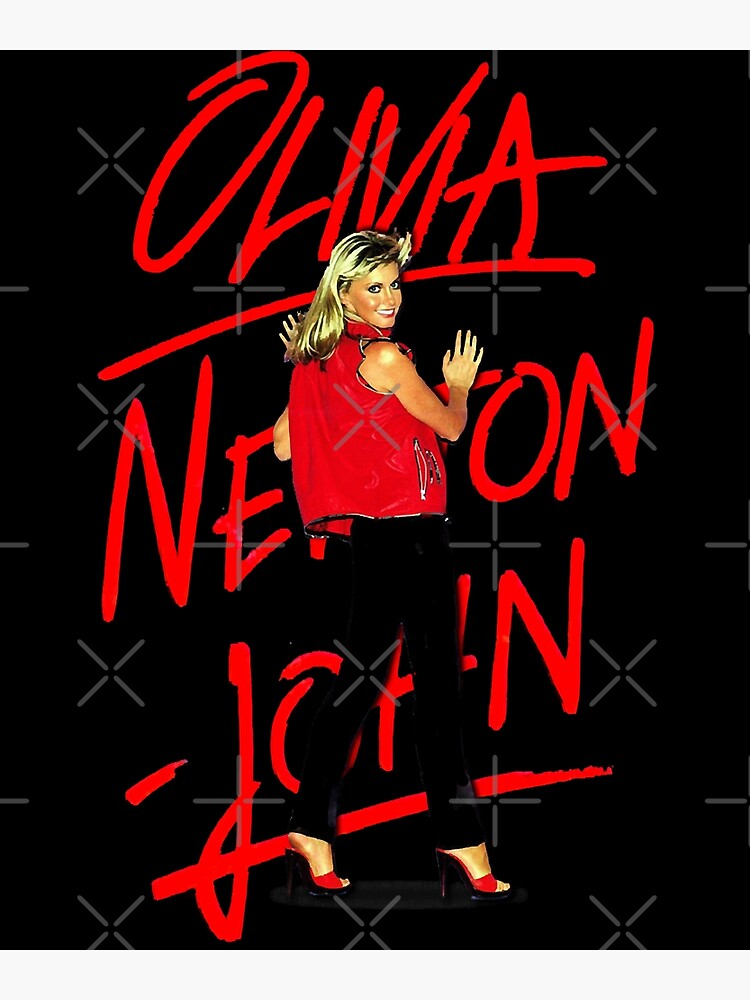 Olivia Newton John Totally Hot Retro Vintage Poster For Sale By Adrianareichel Redbubble 8464