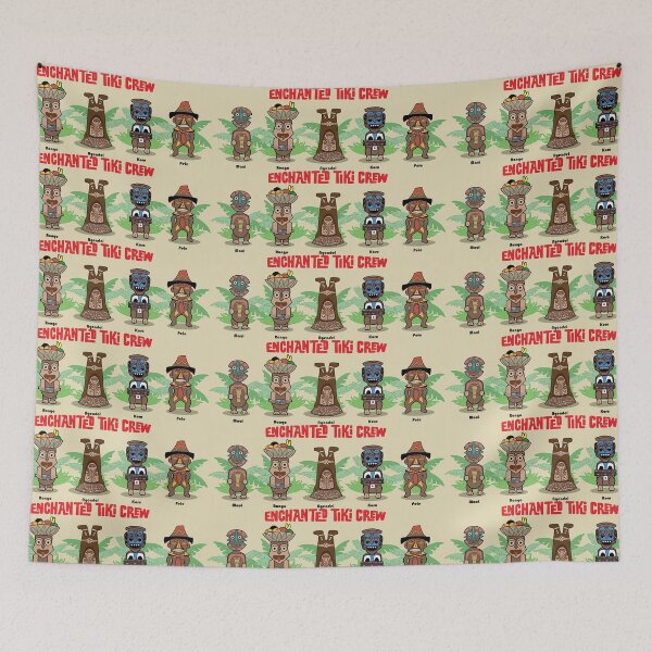 Item preview, Enchanted Tiki Crew designed and sold by flashoverstudio.