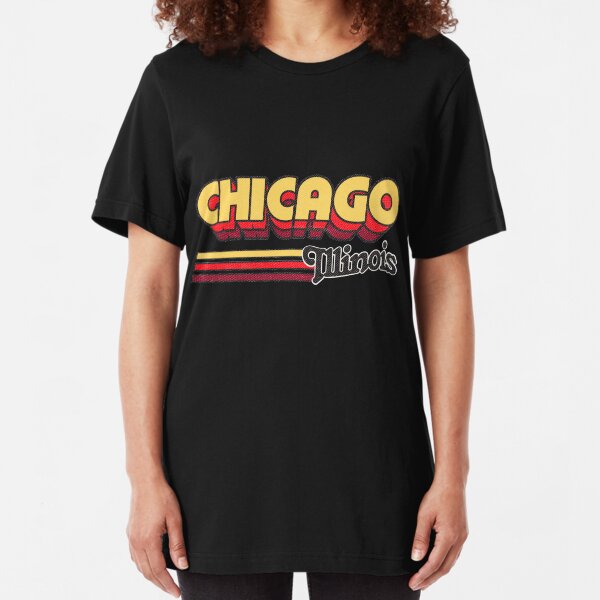 Chicago, IL | City Stripes Slim Fit T-Shirt