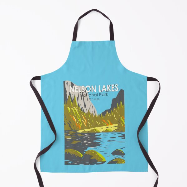 Item preview, Nelson Lakes National Park New Zealand Vintage designed and sold by KrisSidDesigns.