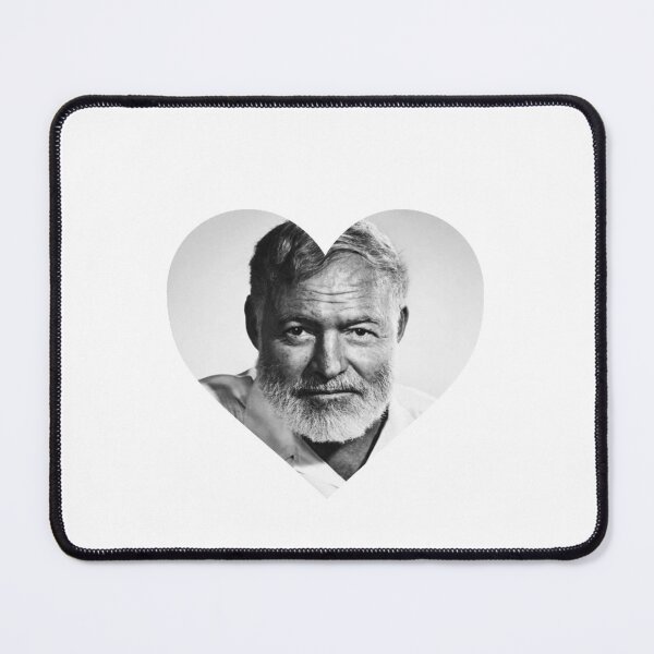 Item preview, Ernest Hemingway Heart | I love Ernest Hemingway designed and sold by stickerskool.