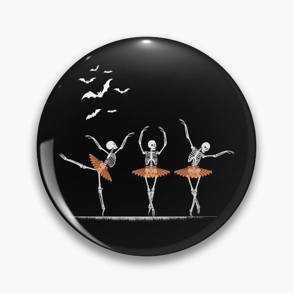 Item preview, Dancing Ballerina Skeletons Halloween Ballet Tutu Spooky Design - Dancing Skeleton  designed and sold by Pawfect-Purr.