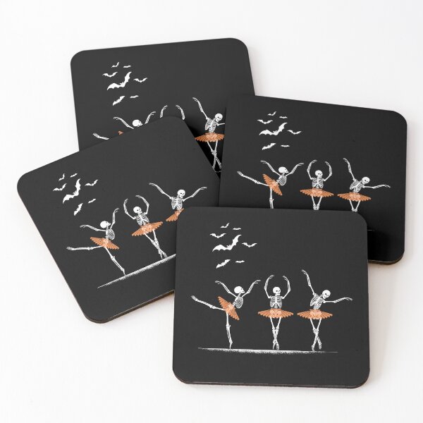 Item preview, Dancing Ballerina Skeletons Halloween Ballet Tutu Spooky Design - Dancing Skeleton  designed and sold by Pawfect-Purr.