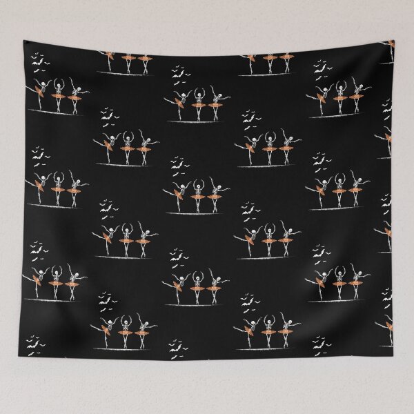 Item preview, Dancing Ballerina Skeletons Halloween Ballet Tutu Spooky Design - Dancing Skeleton  designed and sold by Pawfect-Purr.