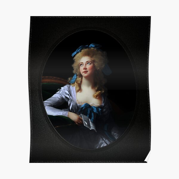 Madame Grand (Noel Catherine Vorlee) by Elisabeth Louise Vigee Le Brun Remastered Xzendor7 Classical Art Old Masters Reproductions Poster