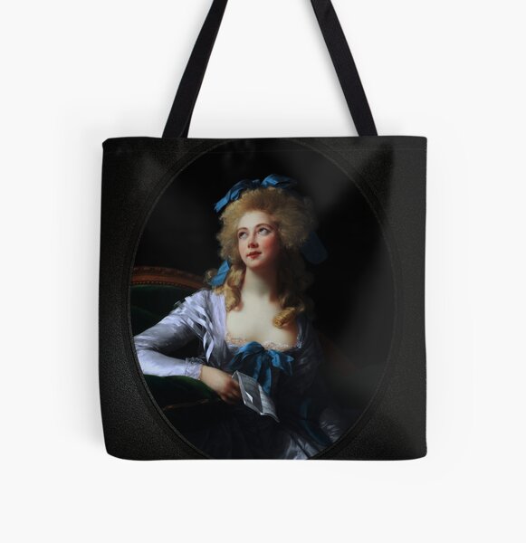 Madame Grand (Noel Catherine Vorlee) by Elisabeth Louise Vigee Le Brun Remastered Xzendor7 Classical Art Old Masters Reproductions All Over Print Tote Bag