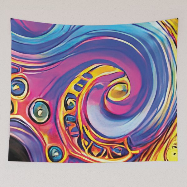 Item preview, Vibrant Life Abstract Digital Paintings designed and sold by ThinkFun! Design.