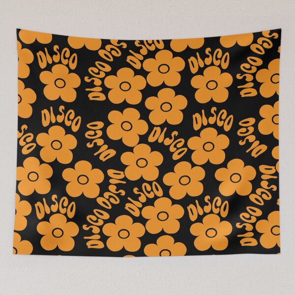 Item preview, Groovy Disco 70s Halloween Retro Flowers designed and sold by SunnyBrand.