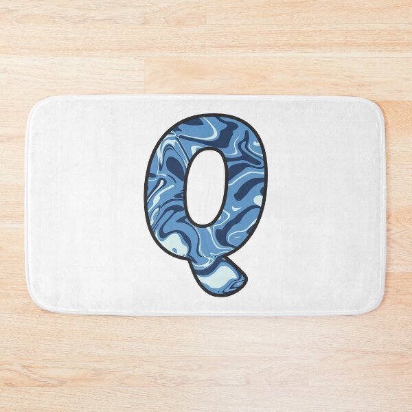 Item preview, Q - Blue Marble Alphabet Letter designed and sold by Emmyteddy.