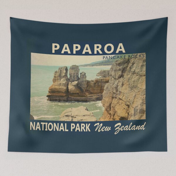Item preview, Paparoa National Park New Zealand Vintage designed and sold by KrisSidDesigns.