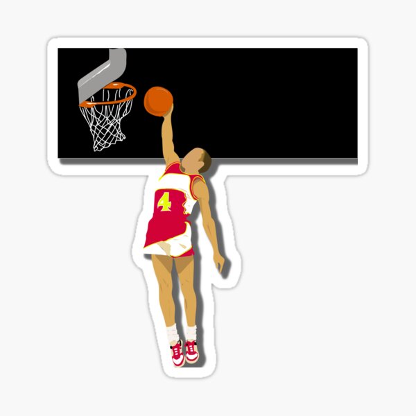 “spud webb sticker” Sticker for Sale by Pencilpusha81 | Redbubble