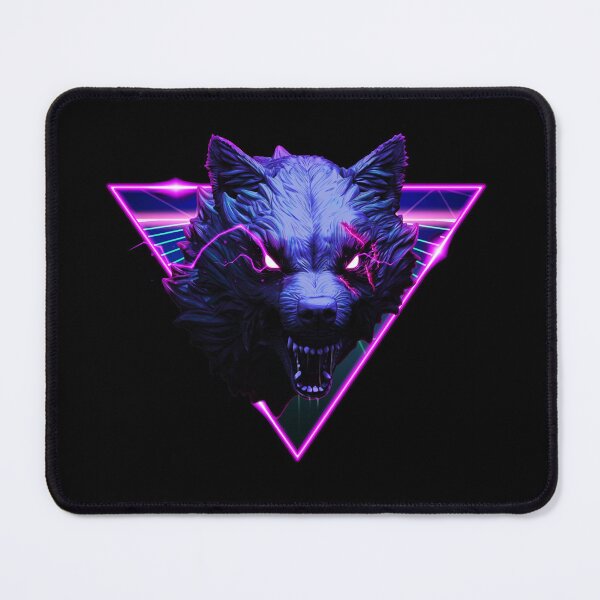 Item preview, neon wolf designed and sold by MangaCortaTees.