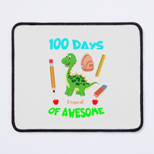 Item preview, 100 Days Of Awesome The Best Teacher Dinosaur Blue Green Design designed and sold by BestTeacher.