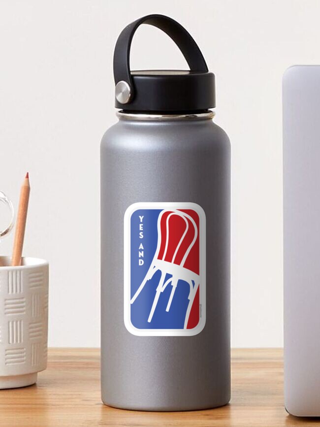 Thumbnail 1 of 3, Sticker, Improv Red White Blue designed and sold by SymmagryDesigns.