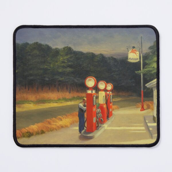 Item preview,  Edward Hopper - Gas - The gas station designed and sold by TeeARTHY.