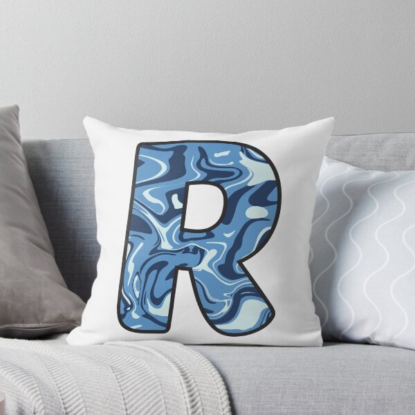 Item preview, R - Blue Marble Alphabet Letter designed and sold by Emmyteddy.