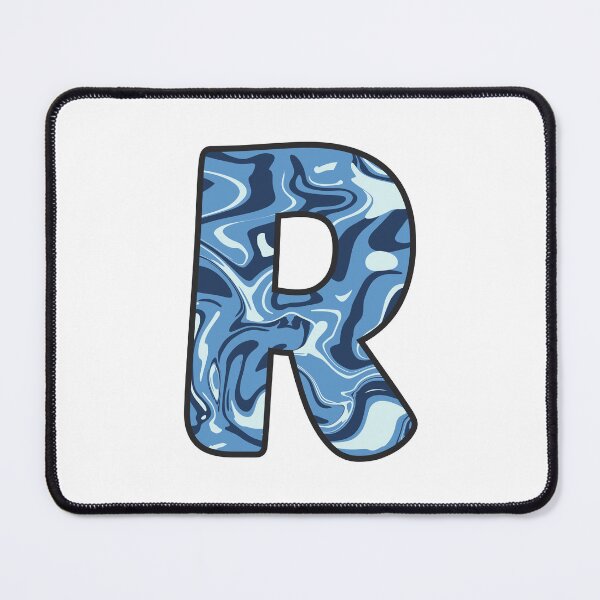 Item preview, R - Blue Marble Alphabet Letter designed and sold by Emmyteddy.