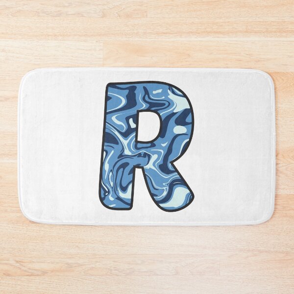 Item preview, R - Blue Marble Alphabet Letter designed and sold by Emmyteddy.
