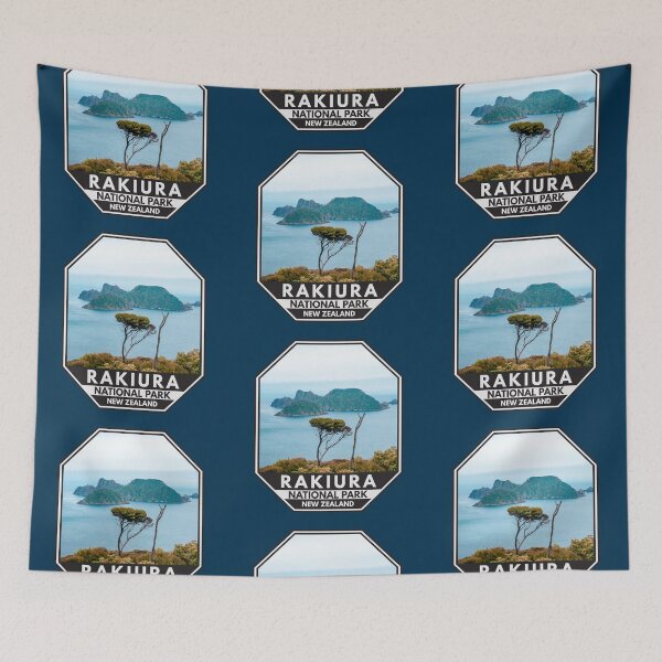 Item preview, Rakiura National Park New Zealand Emblem designed and sold by KrisSidDesigns.