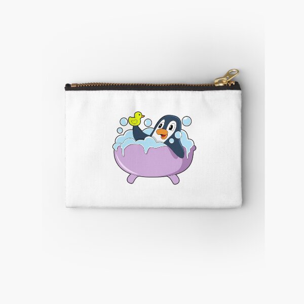 Item preview, Penguin in Bathtub with Duck designed and sold by Snabdesign84.