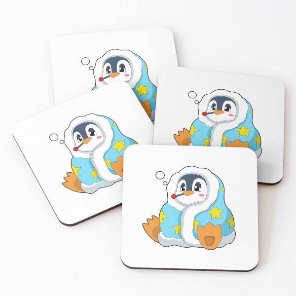 Item preview, Penguin with Clinical thermometer designed and sold by Snabdesign84.