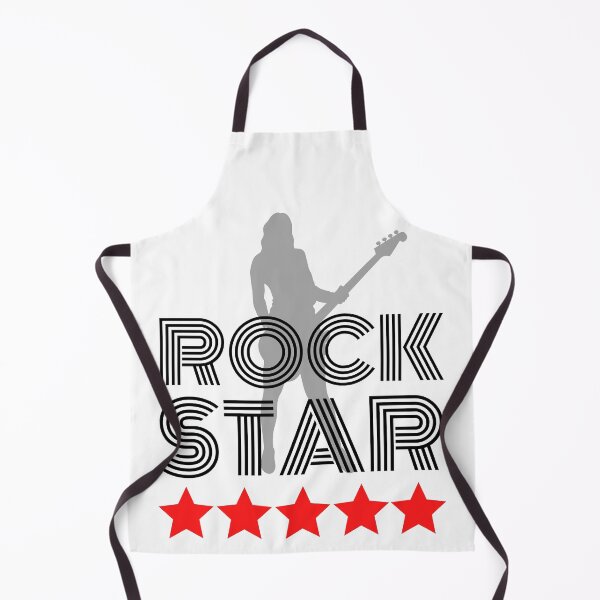 Item preview, Rock Star Female 3 On White Field designed and sold by paisleythermond.