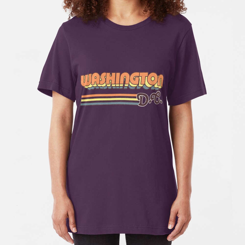 Washington, DC | City Stripes Slim Fit T-Shirt