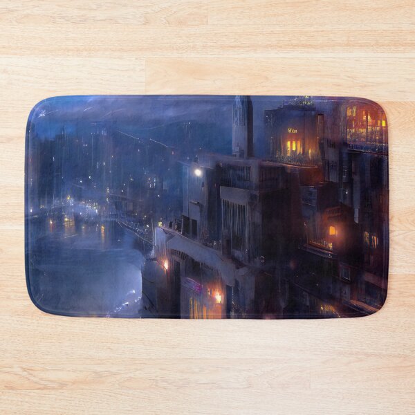 Item preview, In the Year 2058, Futuristic City Lights, Fantasy Art  designed and sold by Itaya Art.