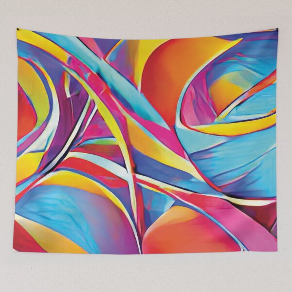 Item preview, Vibrant Life Abstract Digital Paintings designed and sold by ThinkFun! Design.