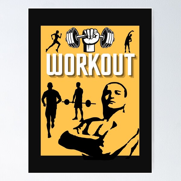 Item preview, Workout Posters & prints designed and sold by Ray Dodson.