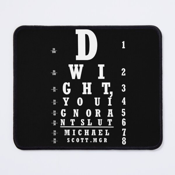 Item preview, Vision Test The Office designed and sold by misguidedtaffy.