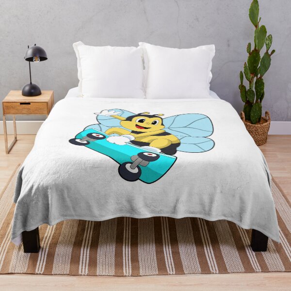 Item preview, Bee as Skater with Skateboard designed and sold by Snabdesign84.