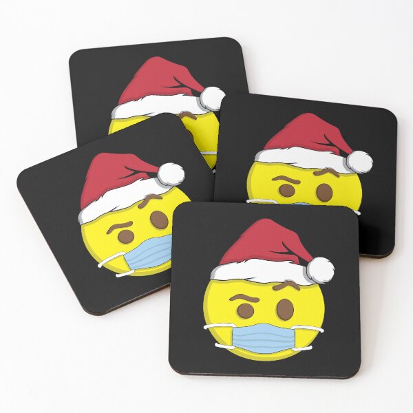 Item preview, Emoji Mask Pandemic Santa Hat designed and sold by flashoverstudio.