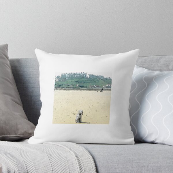 Item preview, Perro WHITE Boxer, en la playa de Saltburn. Nordeste de Inglaterra designed and sold by Natmoss.
