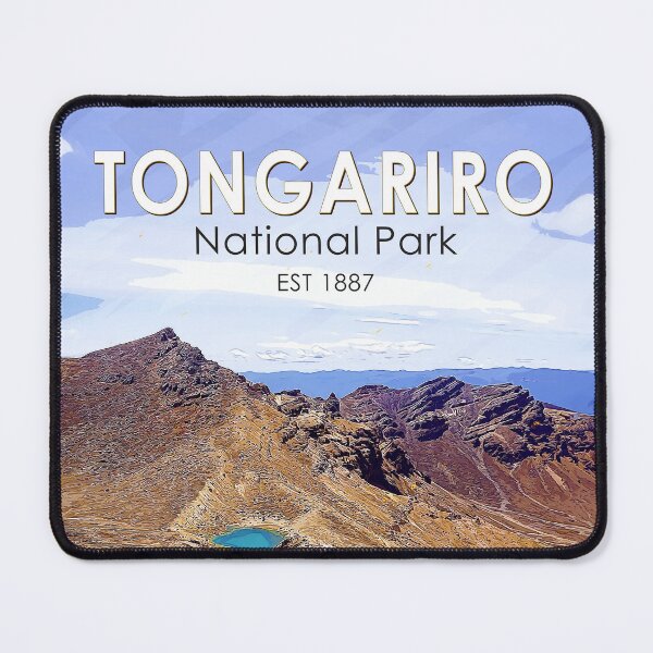 Item preview, Tongariro National Park New Zealand Vintage designed and sold by KrisSidDesigns.