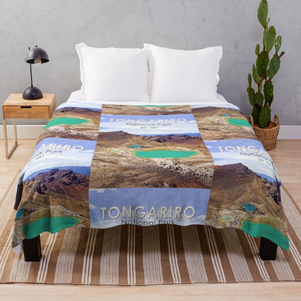 Item preview, Tongariro National Park New Zealand Vintage designed and sold by KrisSidDesigns.