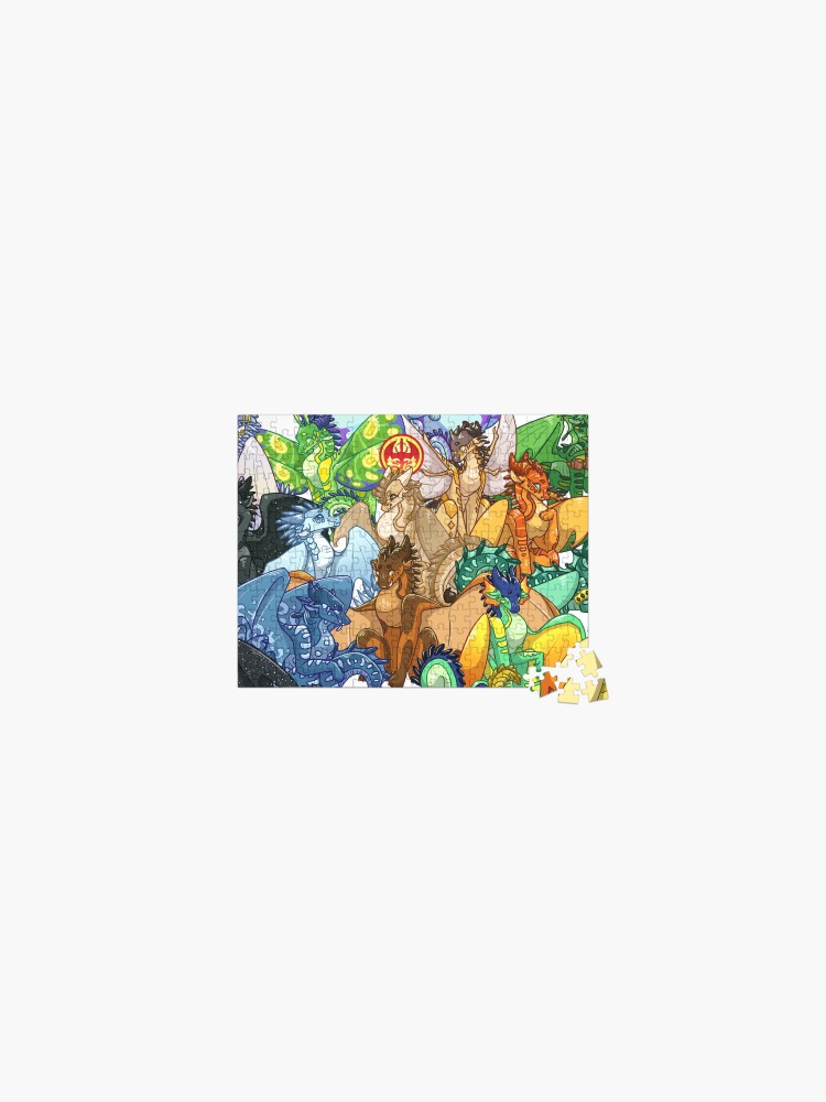 Thumbnail 1 of 2, Jigsaw Puzzle, Wings of Fire designed and sold by BlessedBlossom.
