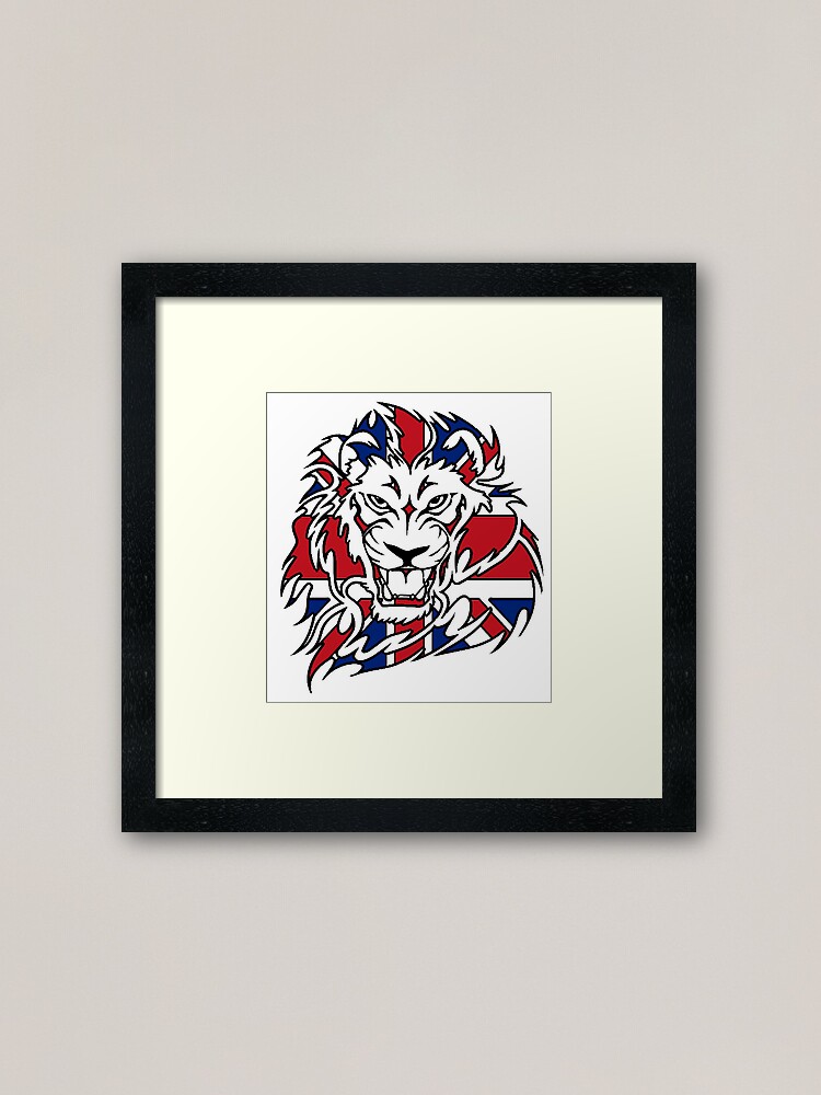 British Lion Union Jack Sport Big Cat Cat Roar Snarl King