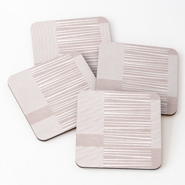 Item preview, Minimalist White Lines on Pale Pink Textured Background designed and sold by FAROSSTUDIO.
