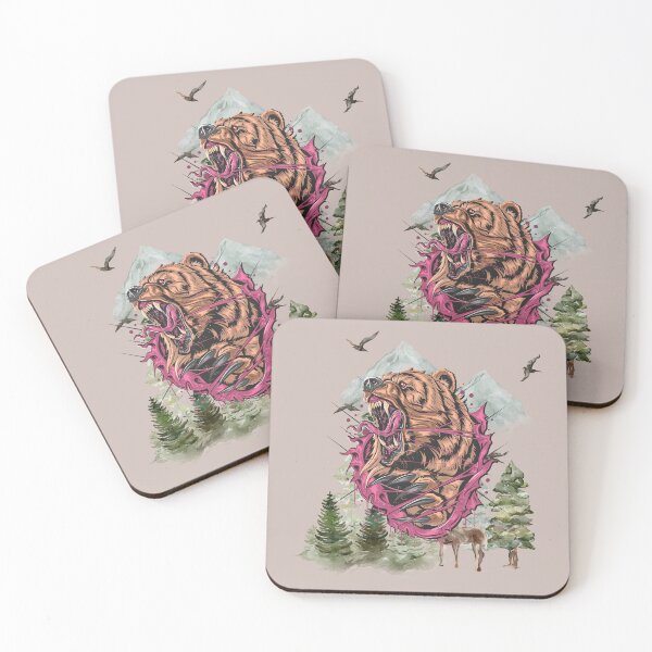 Item preview, Hungry Grizzly Forest Life  designed and sold by ArtOfStars.